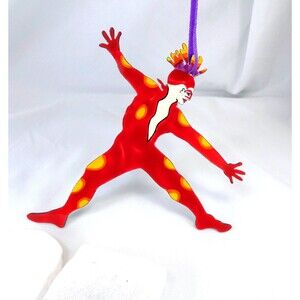 VTG Judie Bomberger Cirque Du Soleil Ornament Signed Hand-Painted  Alegria